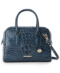 Brahmin Marissa Small Alden Road Leather Satchel Bag