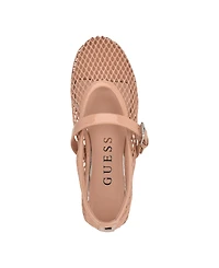 Guess Women's Paxey Mesh Mary Jane Flats