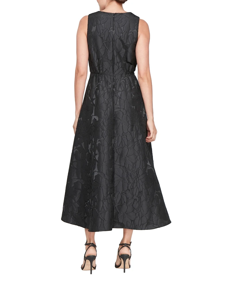 Sl Fashions Petite Sleeveless High Low Dress