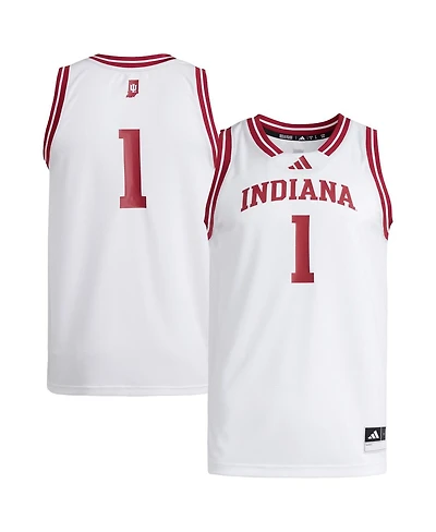 Adidas Men's White Indiana Hoosiers Replica Swingman Jersey