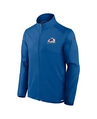 Fanatics Men's Blue Colorado Avalanche Authentic Pro Rink Fleece Full-Zip Jacket