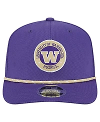 New Era Men's Purple Washington Huskies Coolera 9SEVENTY Rope Stretch-Snap Hat