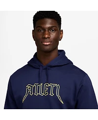 Nike Men's Navy Atletico de Madrid Club Pullover Hoodie
