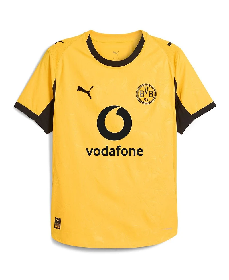 Puma Men's Yellow Borussia Dortmund 2025/26 Cup Authentic Jersey