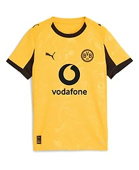 Puma Big Boys and Girls Yellow Borussia Dortmund 2025/26 Cup Replica Jersey