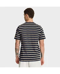 Jordan Men's Navy Michigan Wolverines Athletic Prep Legacy Summit Stripe T-Shirt