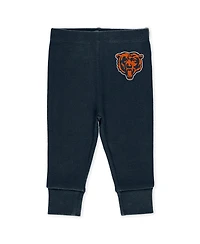 Wear by Erin Andrews Baby Boys and Girls Newborn 3-Piece Chicago Bears Turn Me Around Bodysuits Pant Set