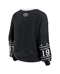 Wear by Erin Andrews Women's Black Los Angeles Kings Long-Sleeve Sport T-Shirt