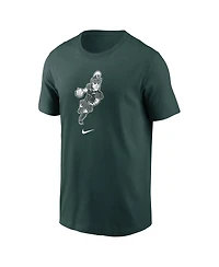 Nike Men's Michigan State Spartans Basketball Sparty Sport T-Shirt