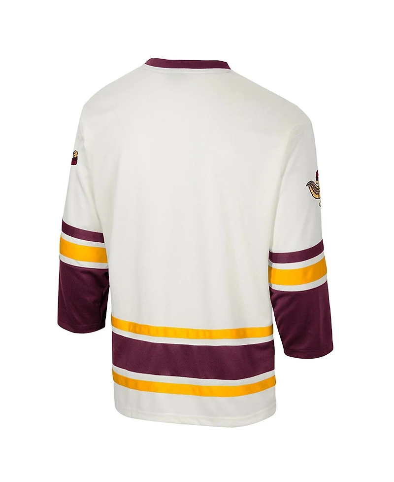 Colosseum Men's Cream Minnesota Golden Gophers Puck Proud Fashion Hockey Jersey