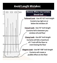 Hlc.me Abbey Faux Linen Textured Semi Sheer Privacy Sun Light Filtering Transparent Window Grommet Curtain Panels