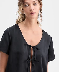 State of Day Women's 2-Piece Short-Sleeve Top and Pants Pajama Set, Macy's Exclusive