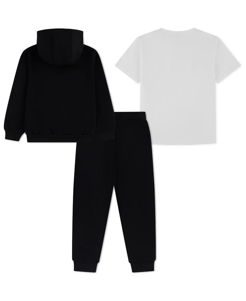 Nike Boy 4-7 Long-Sleeve Hoodie, T-Shirt and Jogger Pants, 3-Piece Set