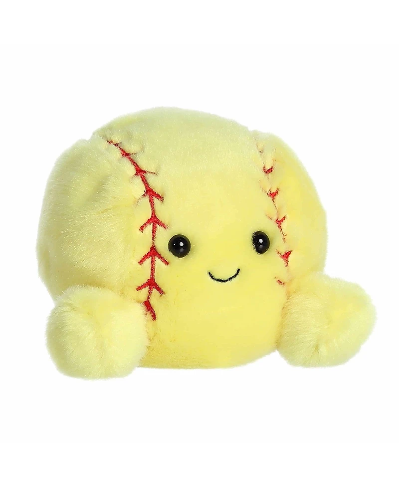Aurora Mini Shortstop Soft Ball Palm Pals Adorable Plush Toy Yellow 5"