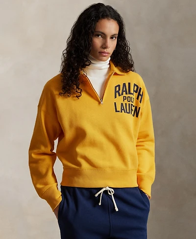 Polo Ralph Lauren Women's Logo Fleece Quarter-Zip Sweatshirt