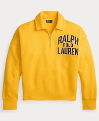 Polo Ralph Lauren Women's Logo Fleece Quarter-Zip Sweatshirt
