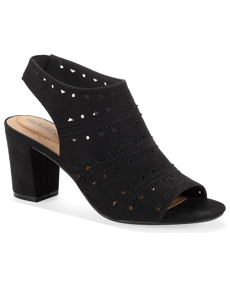Style & Co Women's Peggyy Peep-Toe Sandals, Macy's Exclusive