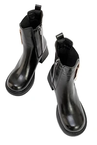 Prologue Shoes Moriah Buckle Block Heel Boot (Women)