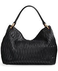 Donna Karan New York Glenwood Pleated Large Shoulder Handbag