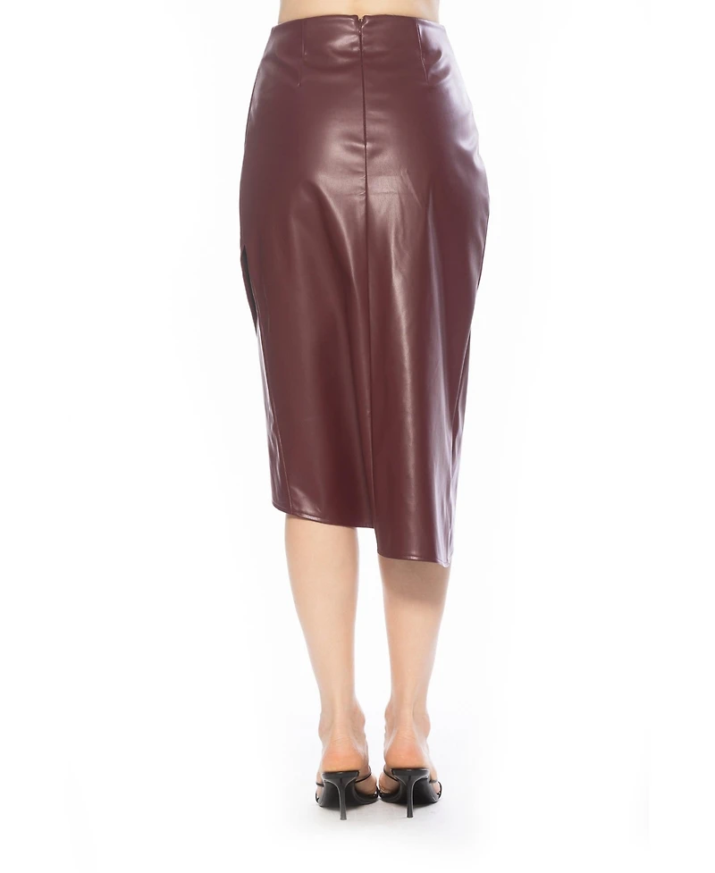 Alexia Admor Women's Kai Faux Leather Skirt