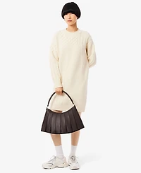 Lacoste Usa Women's Oversized Knit Sweater