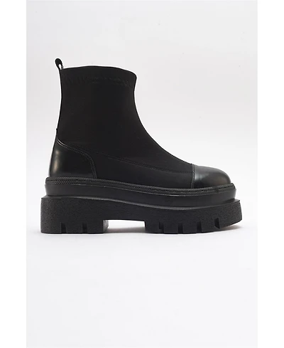 Prologue Shoes Aves Chunky Scuba Boot (Women)