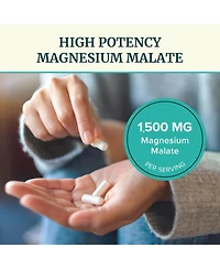 Magnesium Malate Capsules, 90ct