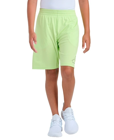 adidas Boys 8-20 Elastic Waistband Essentials Big Logo Shorts