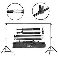Westcott Photo Basics 9' x 10' Green Screen Cotton Background - Bundle With Flashpoint 10' Background Support System