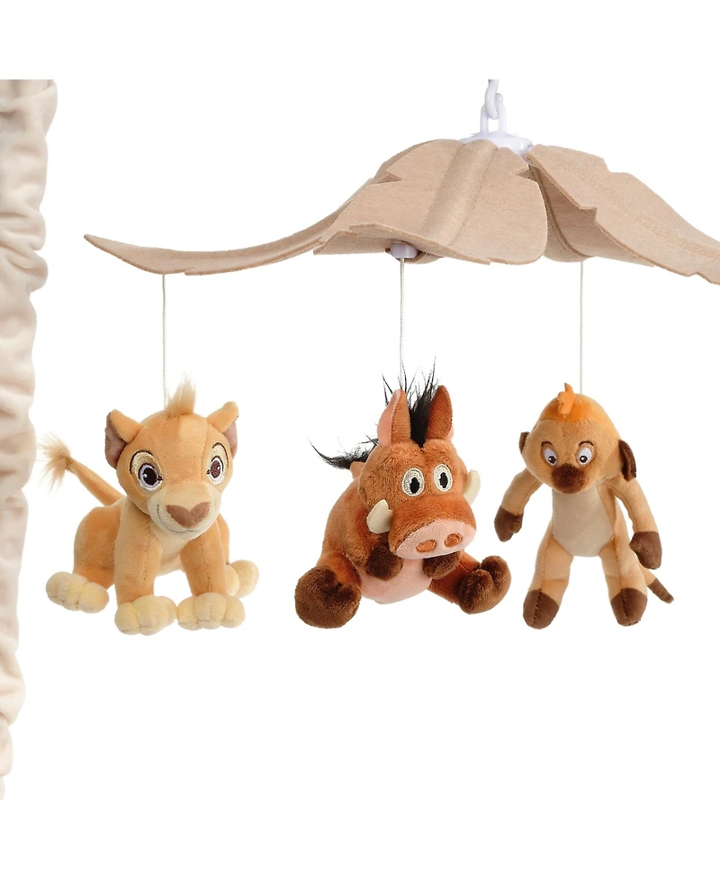 Lambs & Ivy Disney Baby Lion King Safari Musical Baby Crib Mobile Soother Toy