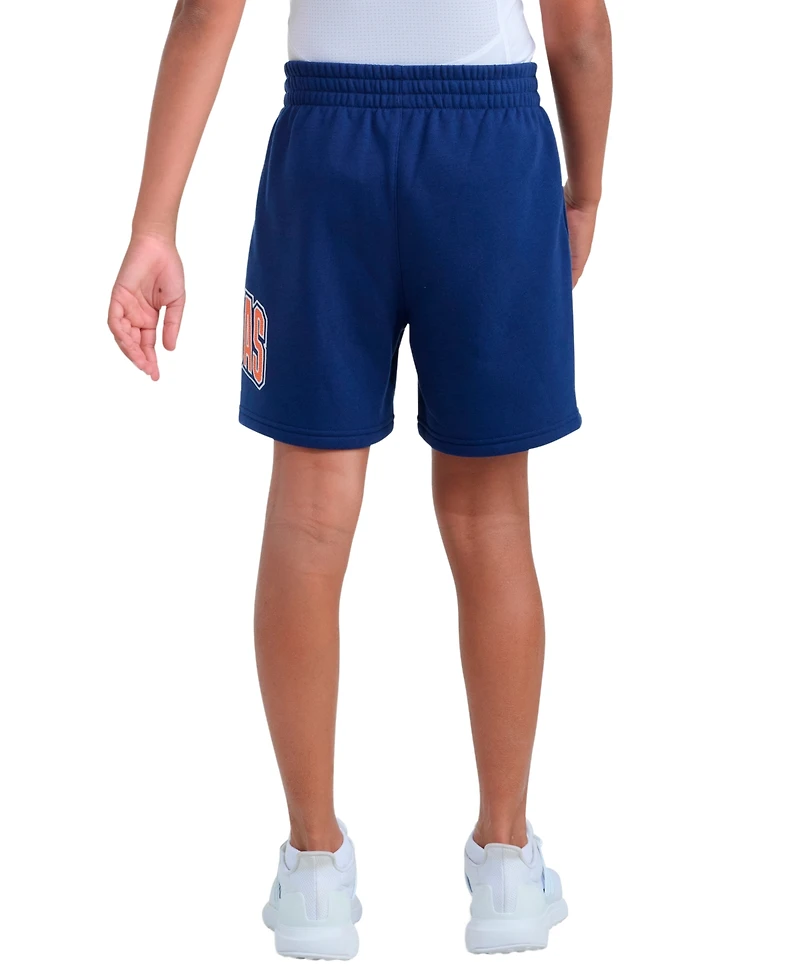adidas Boys 8-20 Elastic Waistband Collegiate Fleece Shorts