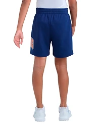 adidas Boys 8-20 Elastic Waistband Collegiate Fleece Shorts