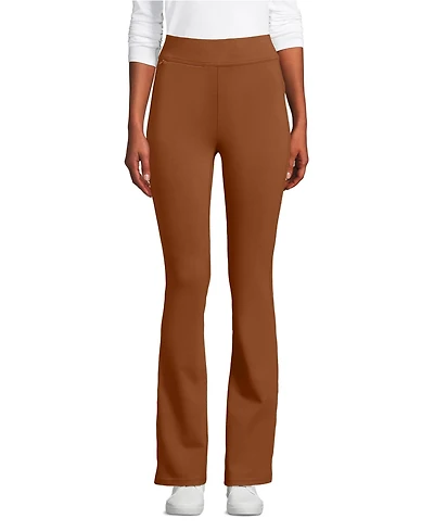 Lands' End Women's Starfish High Rise Pull On Flare Pocket Pants