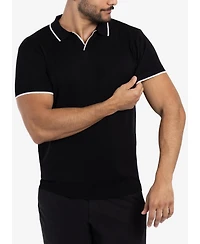 Xray Men's Collar V-Neck Polo Sweater