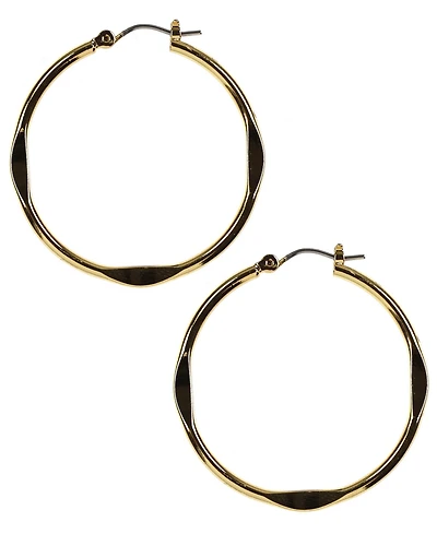 Nine West Gold-Tone Hoop Earrings