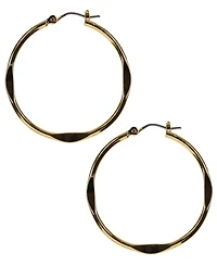 Nine West Gold-Tone Hoop Earrings