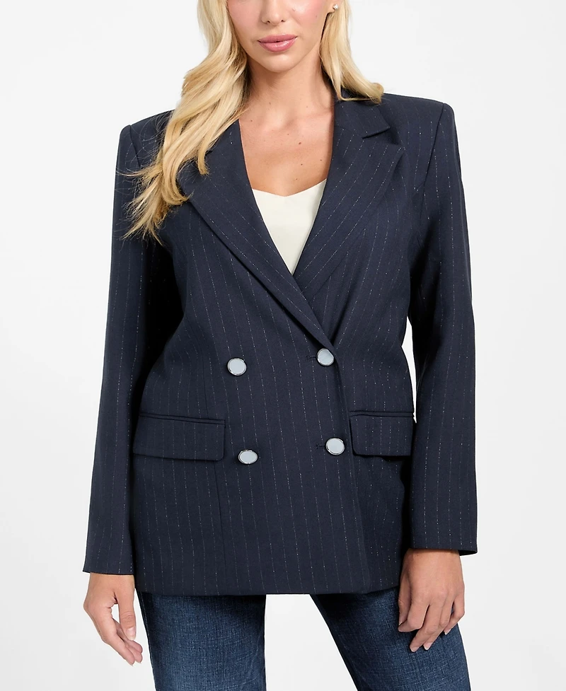 Guess Women's Zanita Double-Breasted Blazer