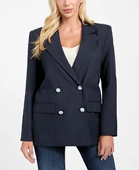 Guess Women's Zanita Double-Breasted Blazer