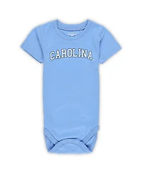 Wes & Willy Baby Boys and Girls 3-Pack North Carolina Tar Heels Bodysuit Set