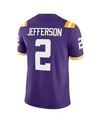Nike Men's Justin Jefferson Purple Lsu Tigers Player Game Jersey