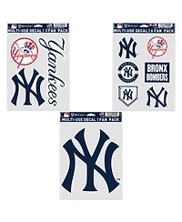 Wincraft New York Yankees 3-Pack Fan Decal Set