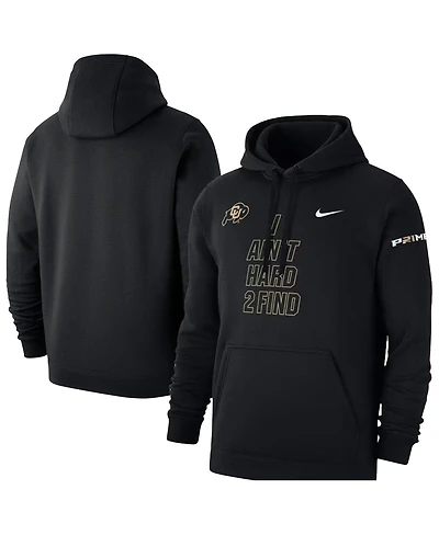 Nike Men's Black Colorado Buffaloes I Ain't Hard 2 Find Coach Prime Club Fleece Hoodie