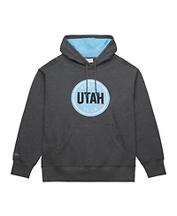 Mitchell & Ness Men's Anthracite Utah Hockey Club Playoff Pullover Hoodie