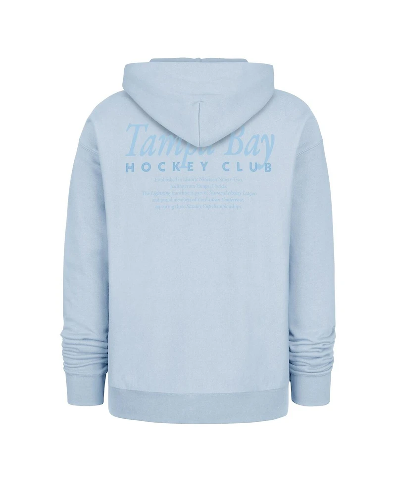'47 Brand Men's Light Blue Tampa Bay Lightning Foundation Pullover Hoodie