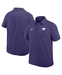 Nike Men's Purple Kansas State Wildcats Woven Polo Shirt