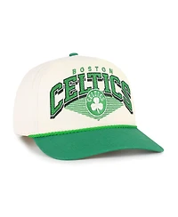 '47 Brand Men's Cream/Kelly Green Boston Celtics Pomona Two-Tone Rope Hitch Adjustable Hat