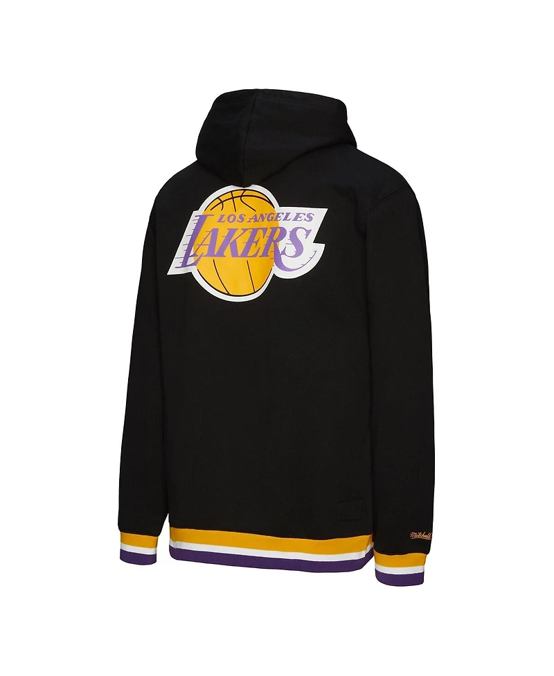 Mitchell & Ness Men's and Women's Black Los Angeles Lakers Heavyweight Hoodie