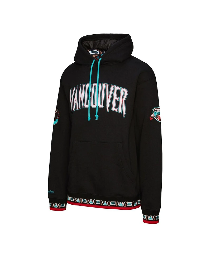 Mitchell & Ness Men's and Women's Black Vancouver Grizzlies Heavyweight Hoodie