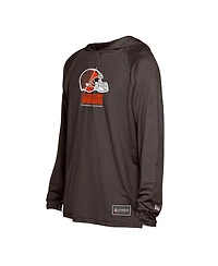New Era Men's Brown Cleveland Browns Functional Fandom Hoodie