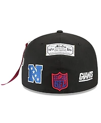 New Era x Alpha Industries Men's Black York Giants 59FIFTY Fitted Hat